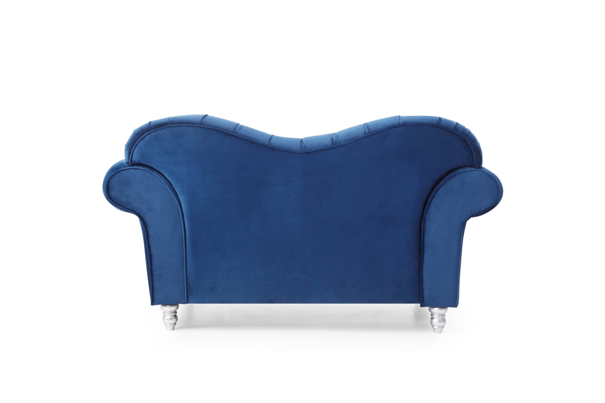 Myco Furniture CV3035-L Covert Loveseat, Blue