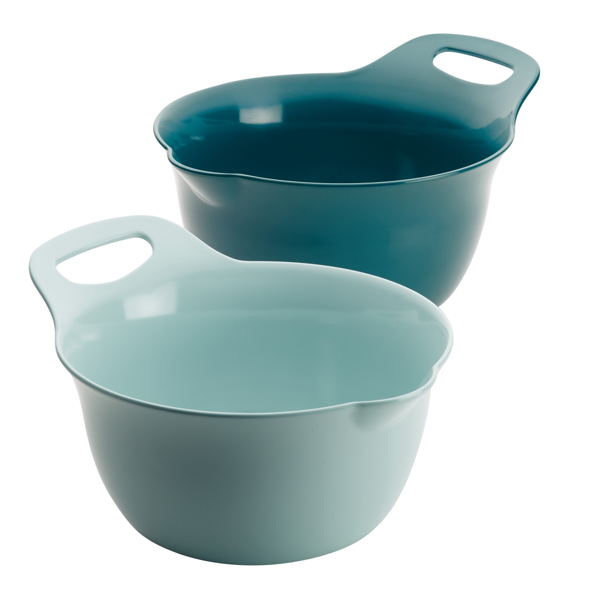 Picture of Rachael Ray 47646 Tools & Gadgets Nesting Mixing Bowl Set&#44; 2 Piece - Light Blue & Teal