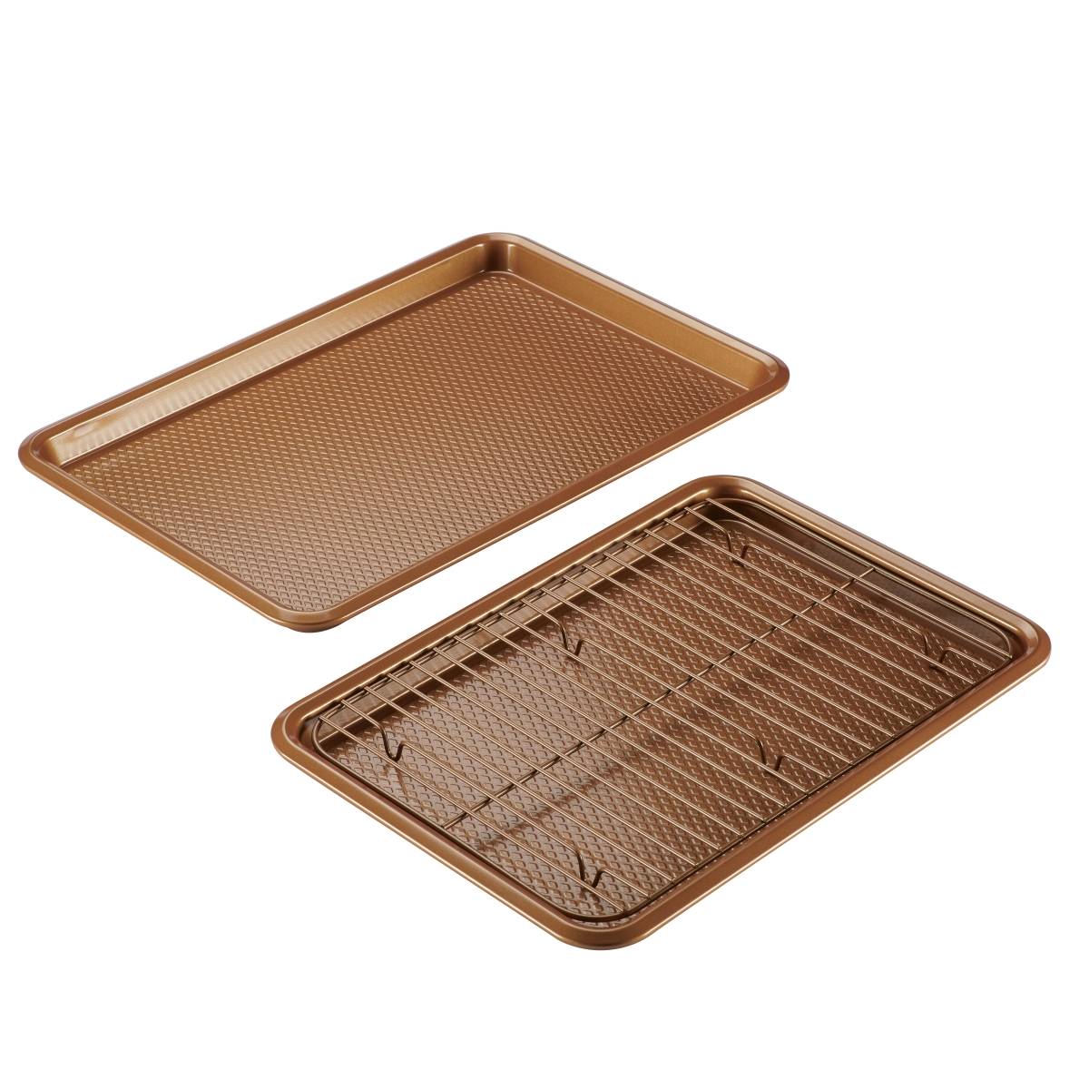 Picture of Ayesha Curry 47072 Cookie Pan Set, Copper - 3 Piece