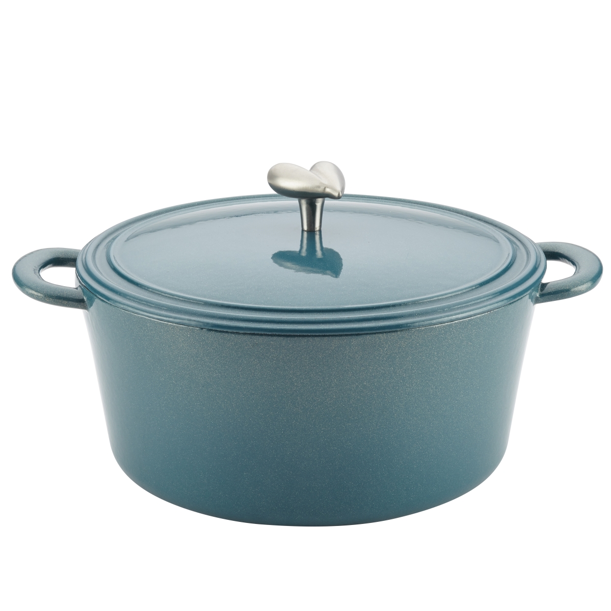 Picture of Ayesha Curry 47176 Cast Iron Enamel Covered Dutch Oven&#44; 6 qt. - Twilight Teal