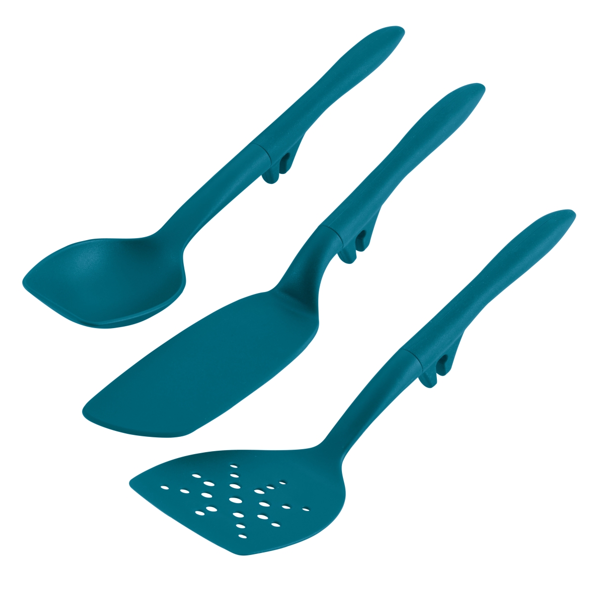 Picture of Rachael Ray 47913 Tools & Gadgets Lazy Spoon&#44; Flexi Turner Set - Teal&#44; 3 Piece