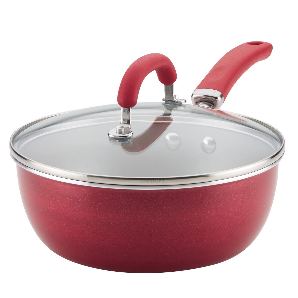 Picture of Rachael Ray 12159 3 qt. Create Delicious Aluminum Nonstick Everything Pan - Red Shimmer