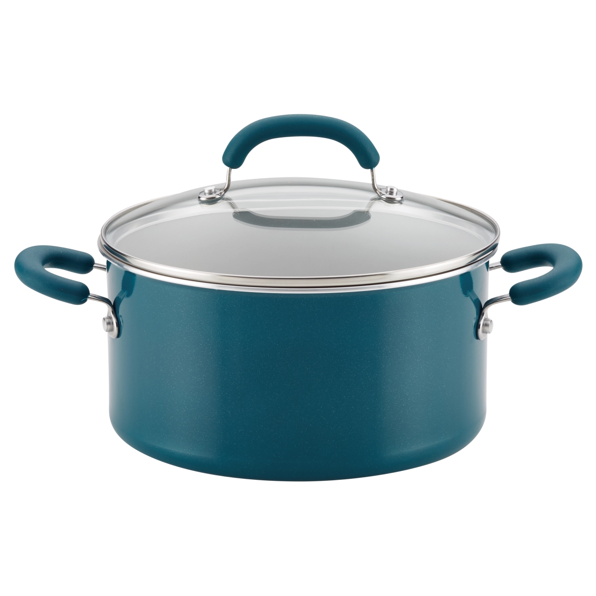 Picture of Rachael Ray 12163 6 qt. Create Delicious Aluminum Nonstick Stockpot - Teal Shimmer