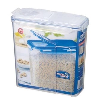 Picture of Lock & Lock HPL951 16.5-Cup Easy Essentials Pantry Cereal Storage Container with Flip Lid&#44; Clear