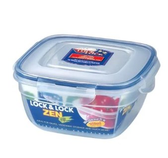 Picture of Lock & Lock HSM8440T 32 oz Easy Essentials on the Go Meals Salad Bowl with Tray&#44; Clear