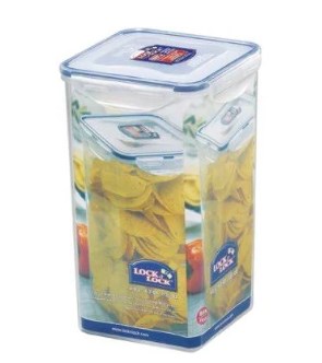 Picture of Lock & Lock HPL822R 16.9-Cup Easy Essentials Pantry Square Food Storage Container&#44; Clear