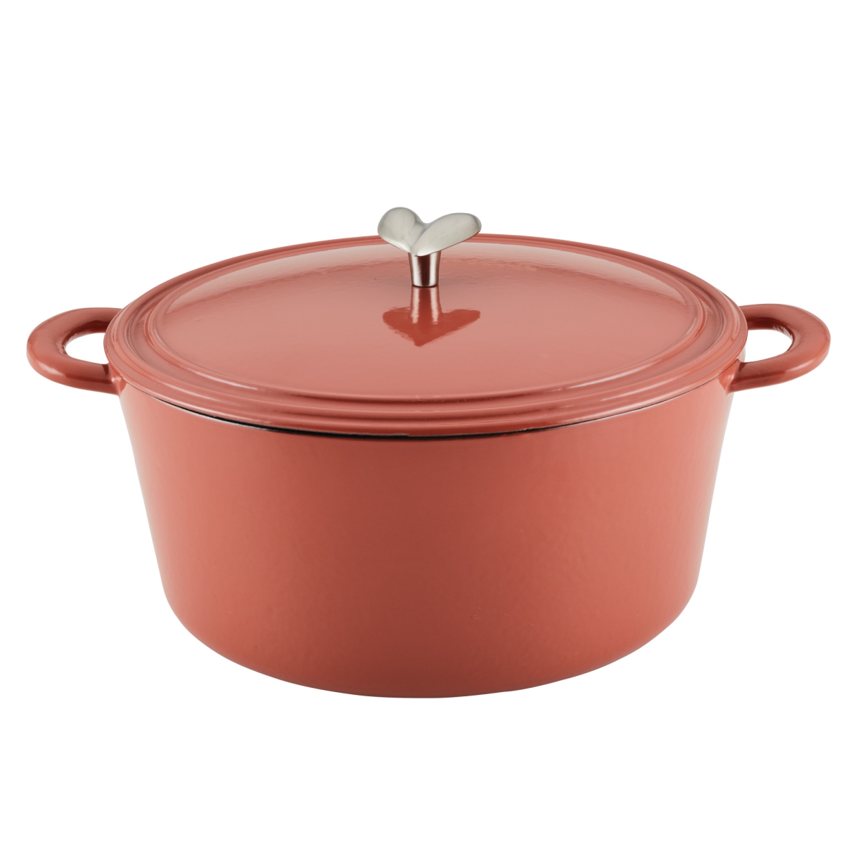 Picture of Ayesha Curry 48443 6 qt. Enameled Cast Iron Induction Dutch Oven with Lid, Redwood Red