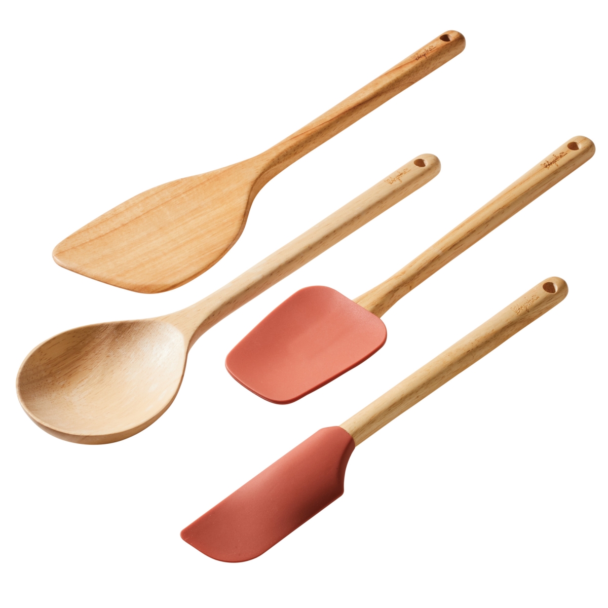 Picture of Ayesha Curry 48454 Tools & Gadgets Cooking Utensil Set&#44; Redwood Red - 4 Piece