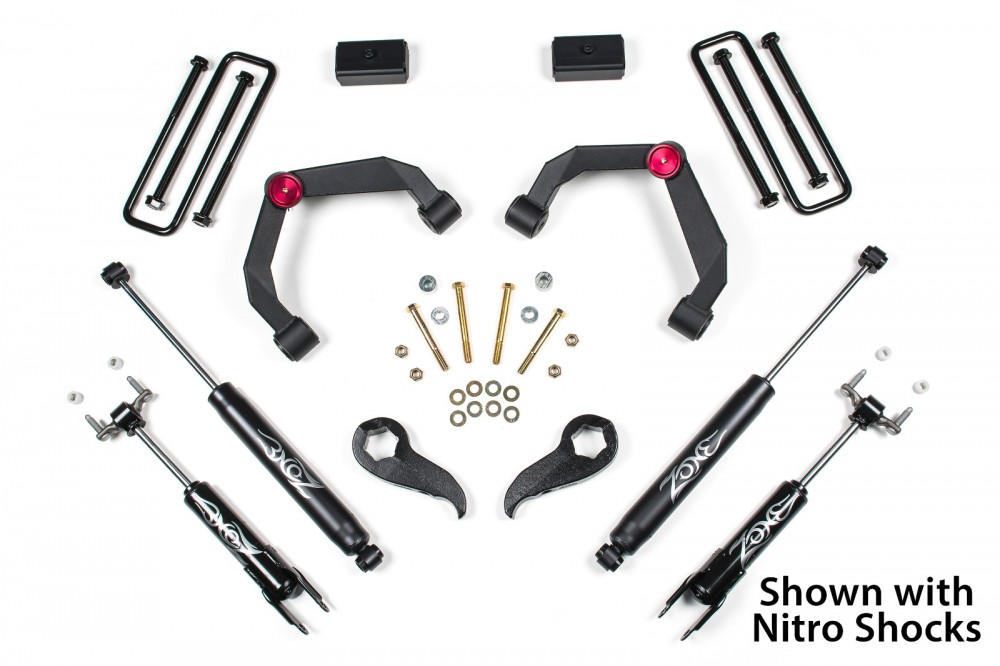 ZORZONC2311 3 in. UCA Lift System for 2011-2015 Chevy Heavy Duty
