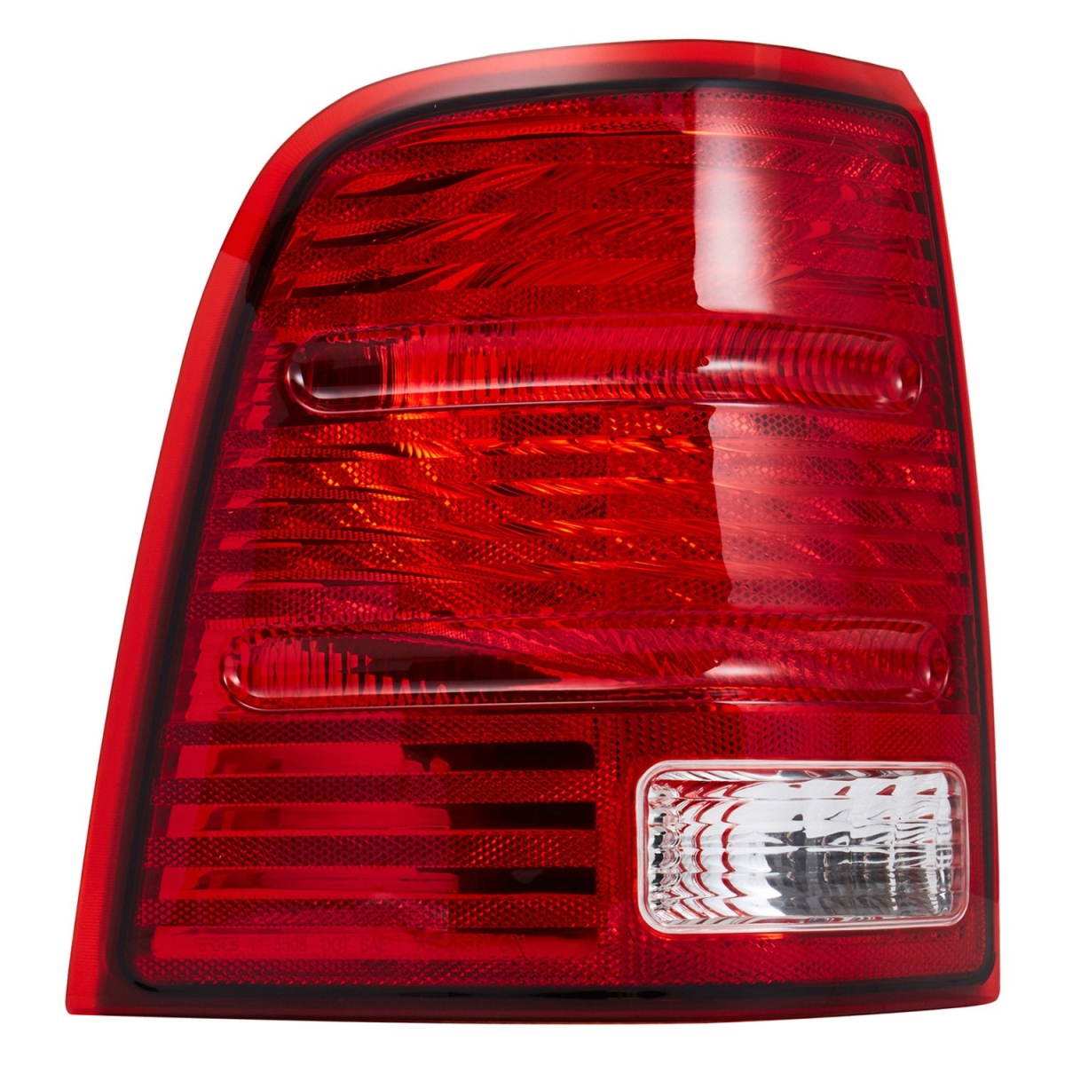 Left Hand Tail Light - Chrome/Red/Clear - 1 Piece - CAPA Certified