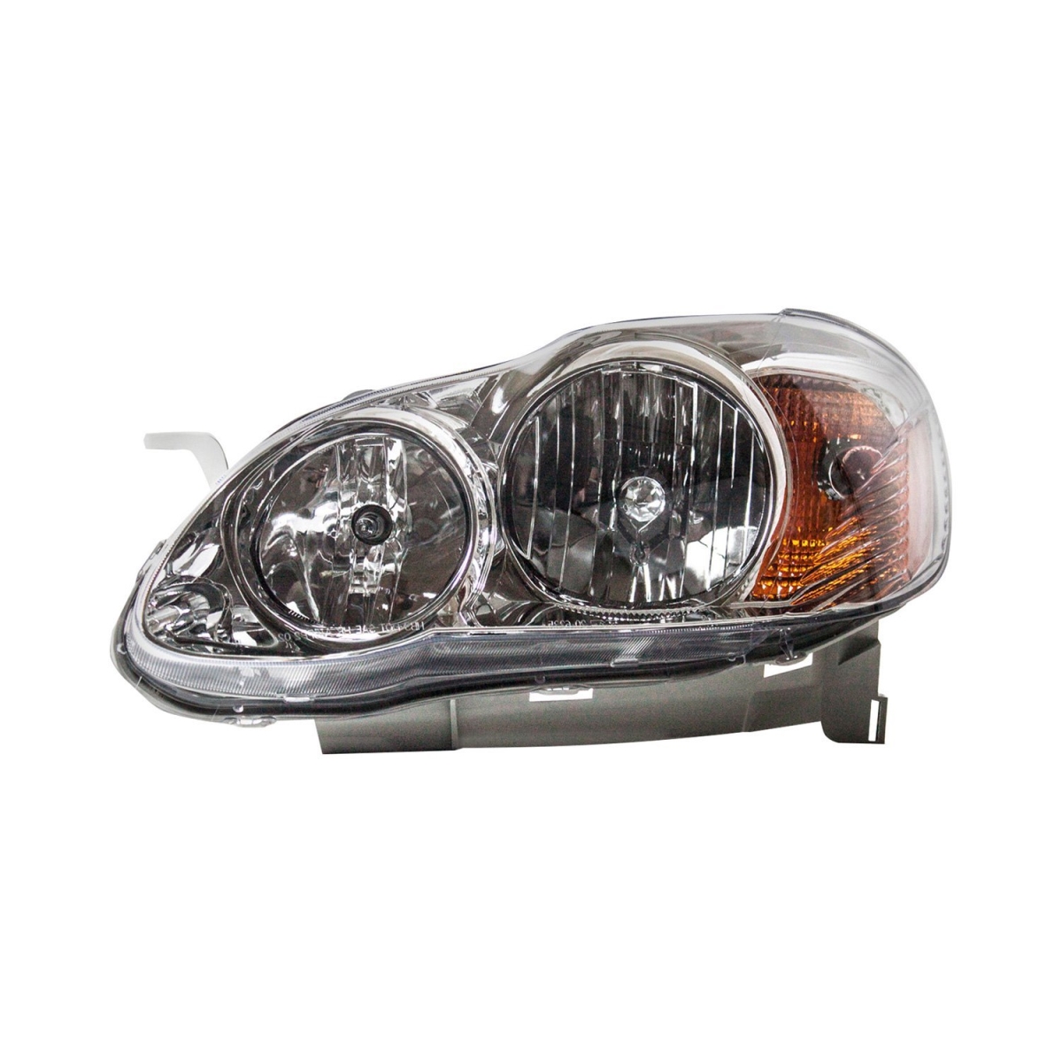 20-6236-80-9 Left Hand Driver Side Replacement Headlight for 2005-2008 Toyota Corolla