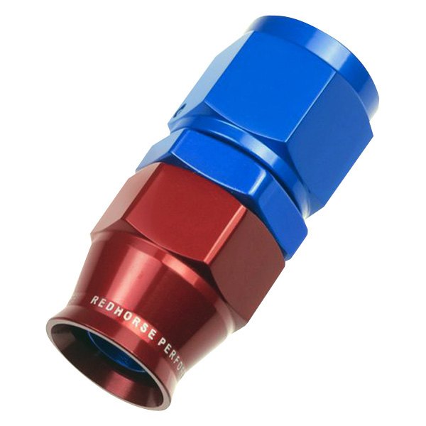 8AN Straight PTFE Reusable Hose End, Blue