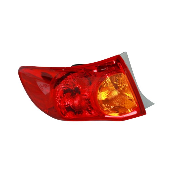 11-6278-00 Driver Side Outer Replacement Tail Light with US Built for 2009-2010 Toyota Crola