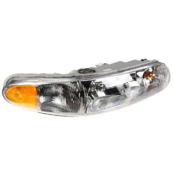 20-5197-01-9 Halogen Right Headlight Assembly for 1997-2004 Buick Regal & 1997-2005 Buick Century, Black