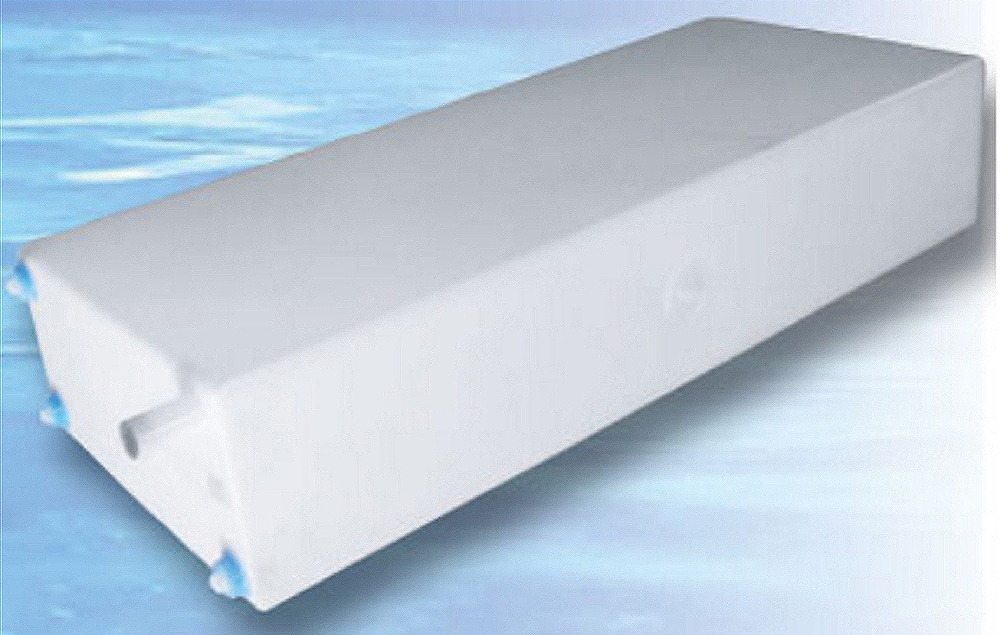 WT2466 Filler Boss Fresh Water Tank - 24 x 16 x 8 in., 12 gal with 0.5 in. Fittings, 0.5 in. FPT 3 & 1.25 in.