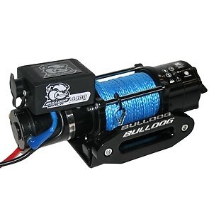 4400lb Trailer/Utility Winch, 50' Synth Rope, Roller Frld, Mnt Plate