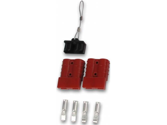 Quick Connect Set 50A, 6AWG includes dust cover w/wire tether