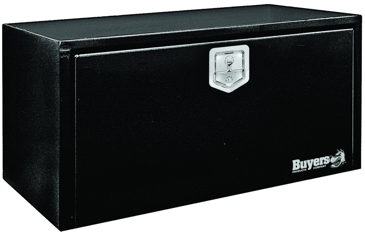 Underbody Truck Box, Single Drop-Down Door Door, 5.6 cu ft Capacity,  Gloss Black