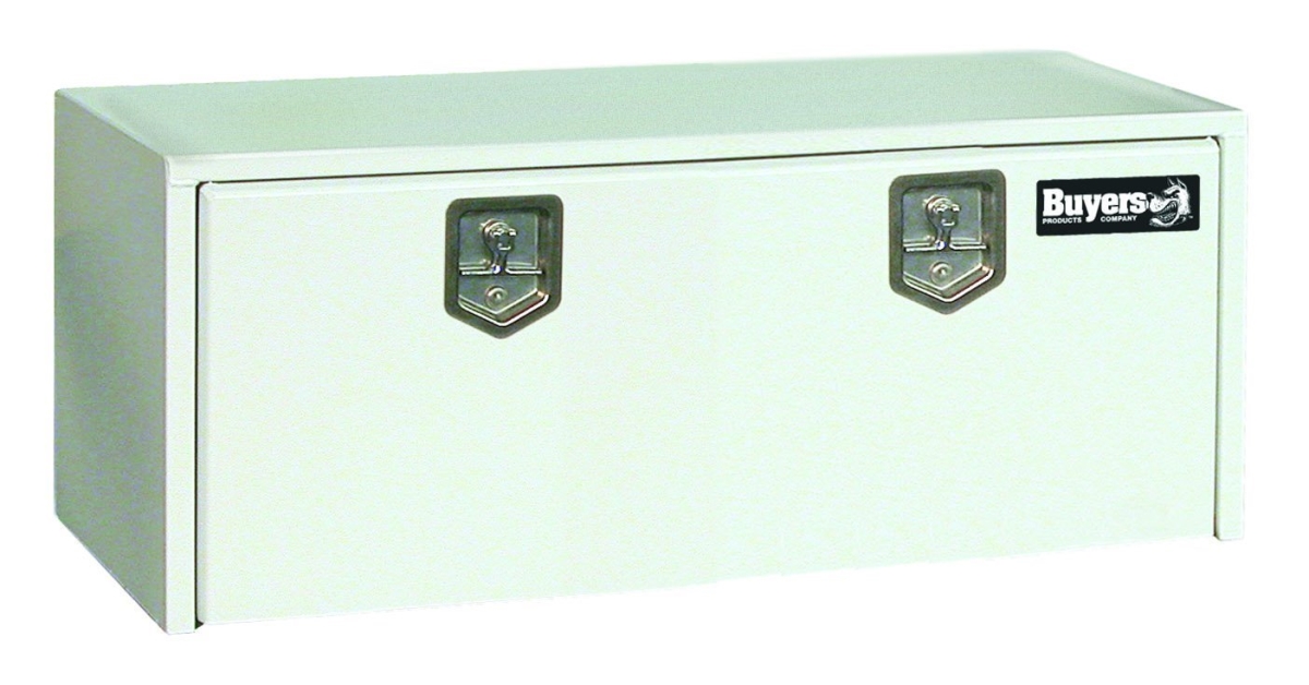 18 x 18 x 60 in. Toolbox with T-Handle - White Steel