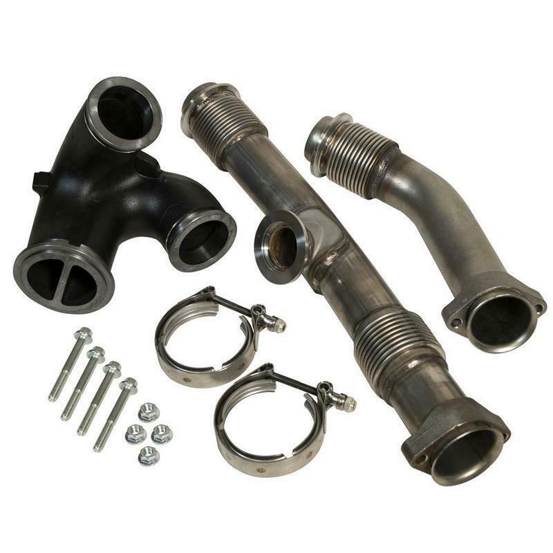 BDD1043918 6.0L Powerstroke Uppipes Kit with EGR Connector for 2004.5-2007 Ford F-3 -  BD DIESEL PERFORMANCE