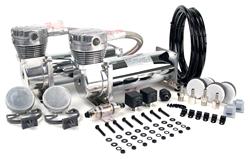 Dual Chrome 480C Value Pack (200 PSI, 480C/2, 165/200 P. Switch, 40 Amp Relay/2, Fuse Holder)
