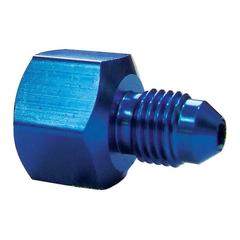 10AN Female To 8AN Male Reducer Fitting, Blue