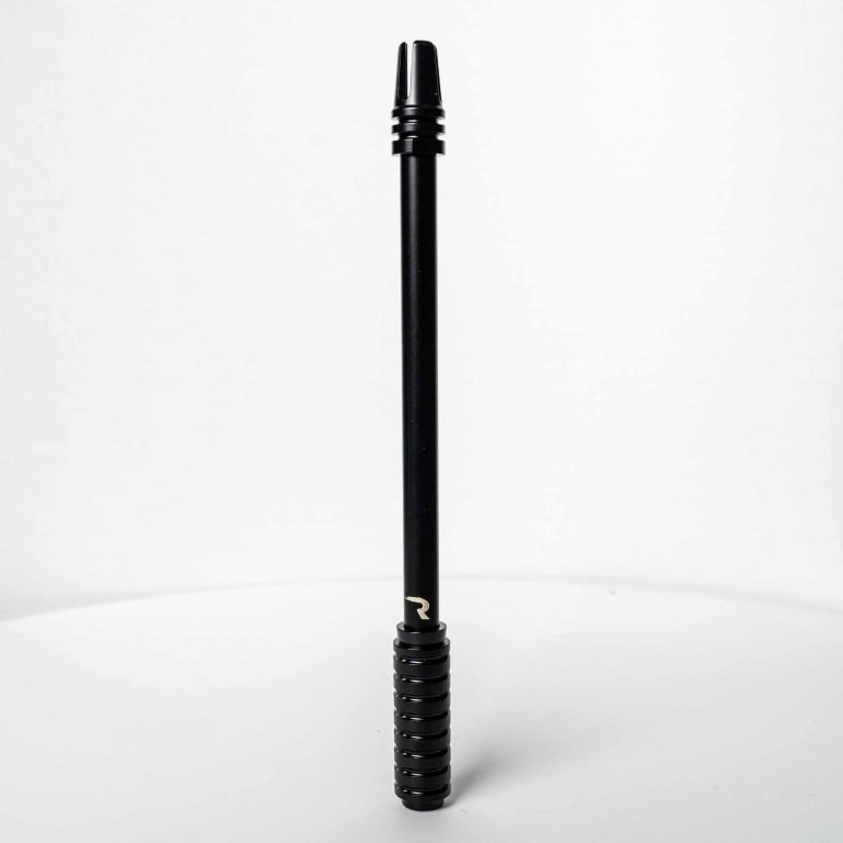 10 in. Rifle Barrel Aluminum Antenna with 3-Pronged Flash Hider Tip, Black