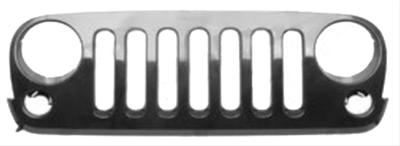 SHE023-99 Grille Assembly for 2007-2017 Wrangler - Matte Black