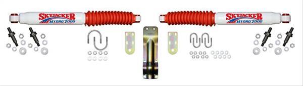 SKY7220 Dual Steering Stabilizer Kit with Red Boots