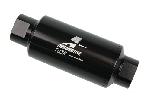 Picture of Aeromotive AEO12321 AN-10 In-line Fuel Filter&#44; Black