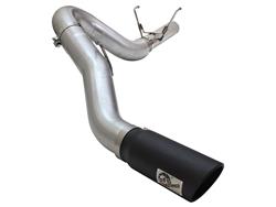 Picture of AFE Power AFE49-42051-1B 5 in. Mach Force-XP Dpf-Back Stainless Steel Exhaust System for 2013-2016 Ram 2500 & 3500 Diesel Trucks L6-6.7L