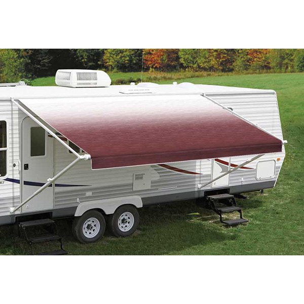 CCOEA186A00 18 ft. Fiesta Patio Awning Spring Assisted, White