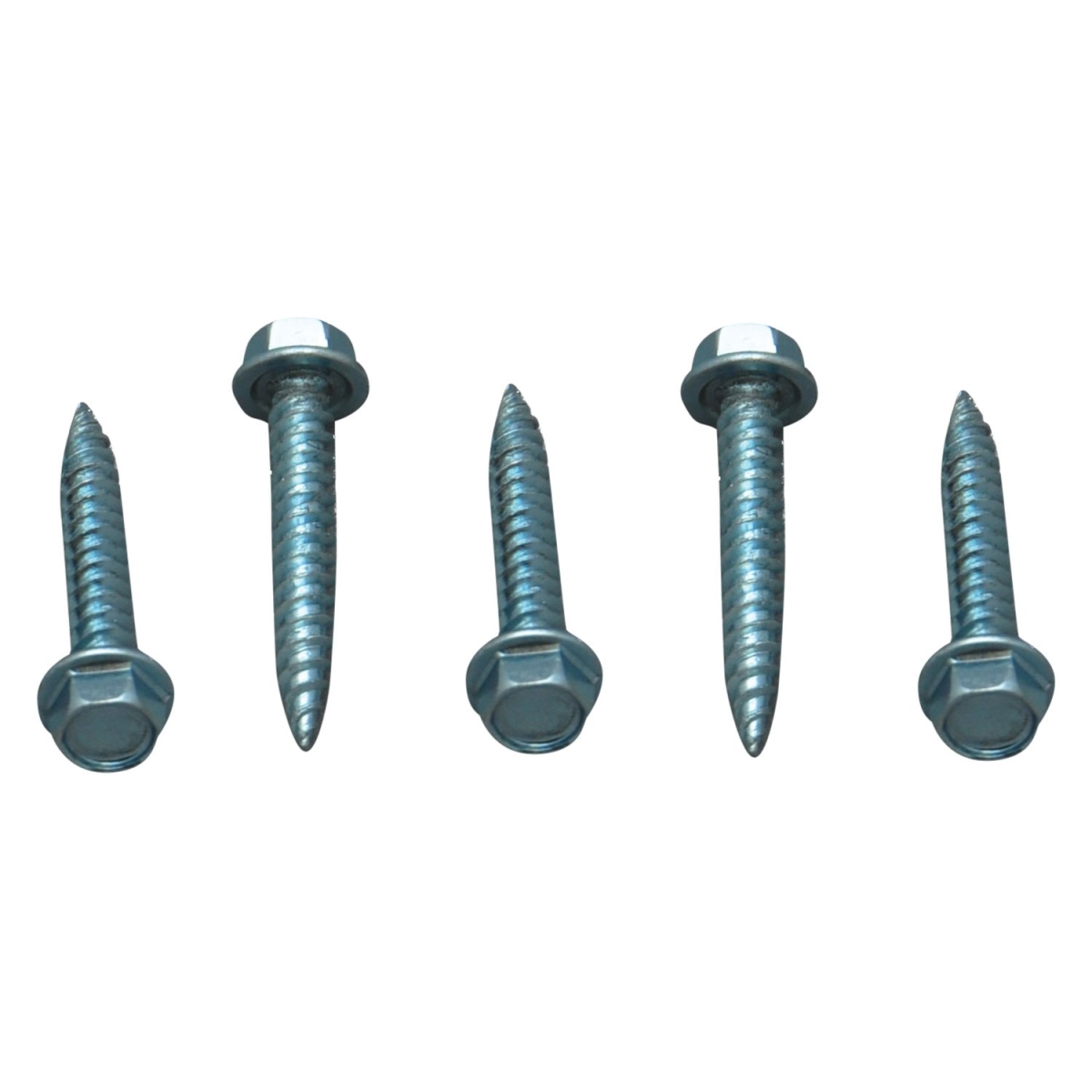 8 x 1 in. Hex Washer Head, Zinc - 500 Per Case