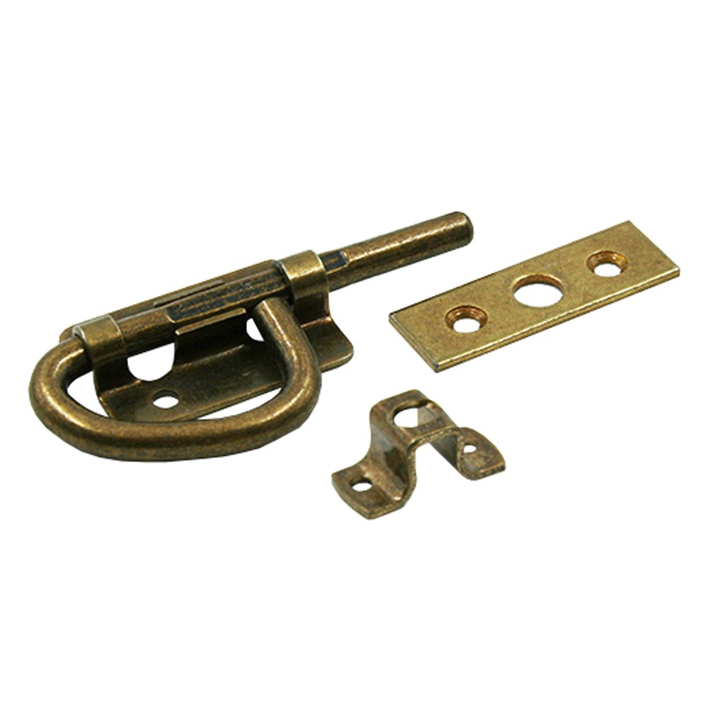 APP013-081 Bunk Latch with Flat Strike - Brass