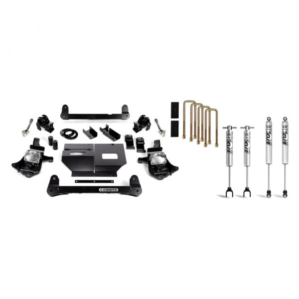 4 in. Standard Front & Rear Suspension Lift Kit for 2011-2019 Chevy Silverado 2500