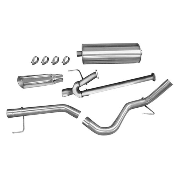 Corsa Performance Exhaust CSR24916 3 in. Cat-Back SIngle Side Exit Single 4 in. Sport Exhaust System for 2011-2016 Toyota Tundra