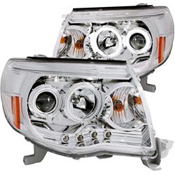 05-11 Tacoma Chrome Clear Projector with Halo Headlights