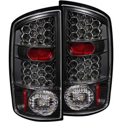 ANZ311018 02-06 Ram LED Tail Lights LED, Black