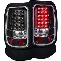 LED Tail Lights - Black - 1994-2001 Ram - D.O.T. Compliant