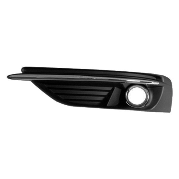 LH Front Bumper Insert Fog Lamp Cover Mat-Black for 200 11-14