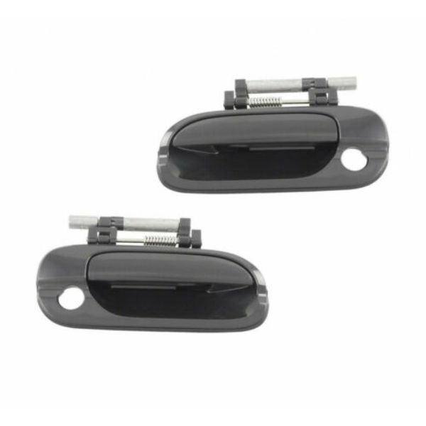 SHE1626A-135B-1 Left Front Outer Door Handle for 2000-2006 Nissan Sentra, Black