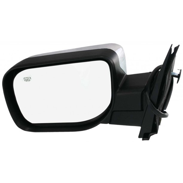 Picture of Sherman Parts SHE1653B-300-1 Left Outside Rear View Power Heated Mirror with Chrome Cover