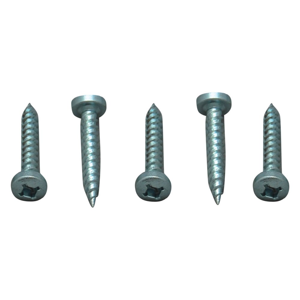 Pan Head Square Recess Screw, Zinc - 8 x 1 in. - 100 Per Case