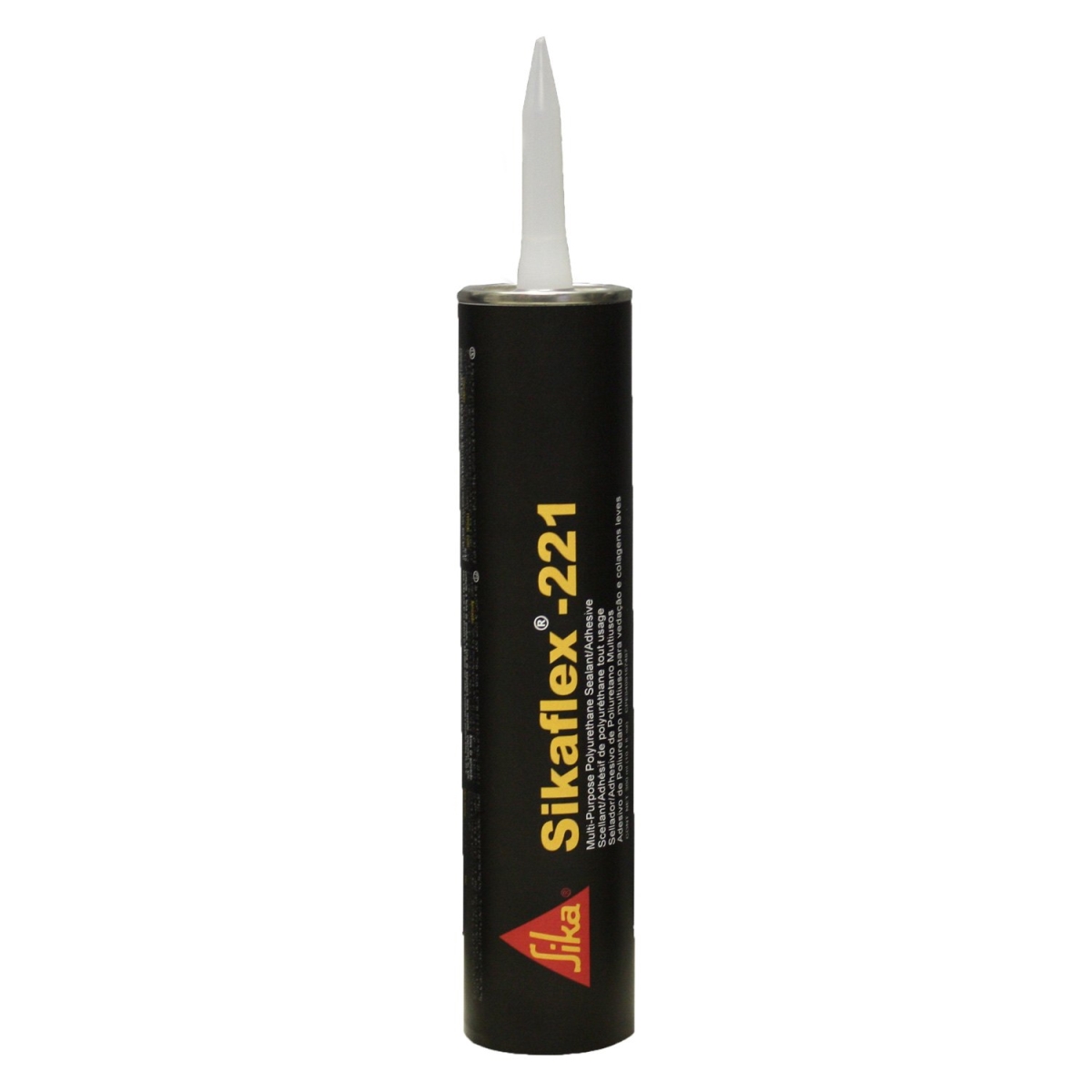 Picture of AP Products APP017-90893 300 ml Sikaflex 221 Non-Sag Black Sealant Cartridge
