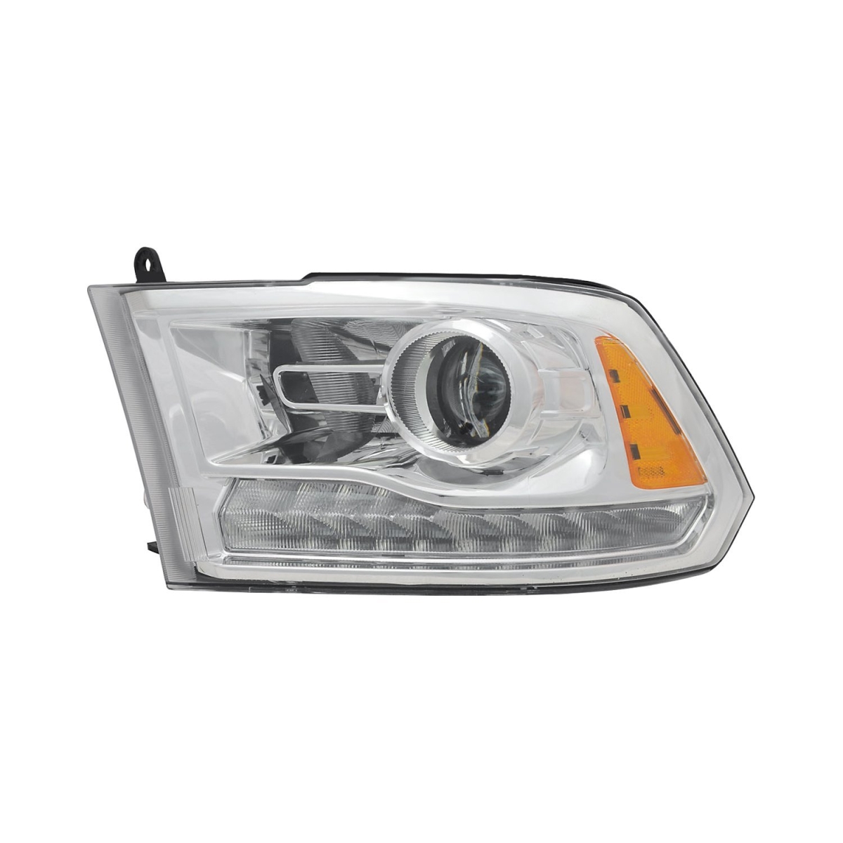 20-9392-00 Left Hand Headlight Assembly for 2013-2015 Dodge Ram 1500-2500-3500 without Logo, Chrome