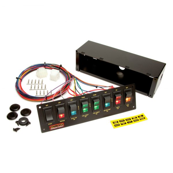 8-Switch Non-Fused Race Car Harness Panel