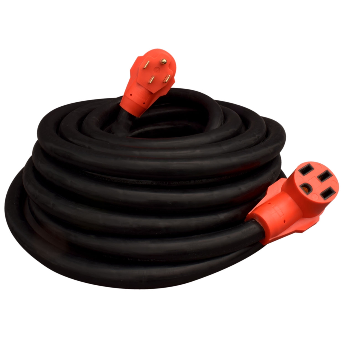 Extension Cord with Handle 50 Amps, Red - 50 ft.
