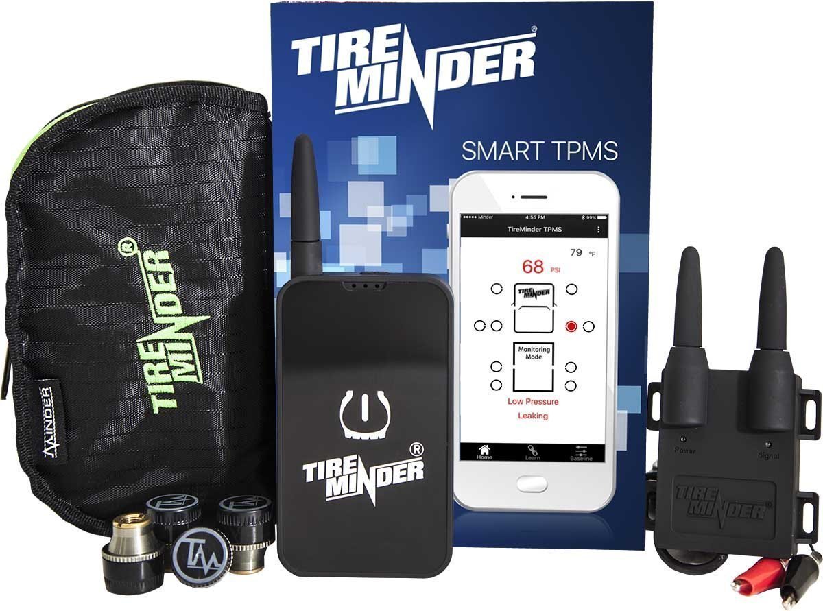 TireMinder Smart TPMS with 4 Transmitters for RVs, Motorhomes, 5th Wheels, Coaches, and Trailers in Blue | Camping World