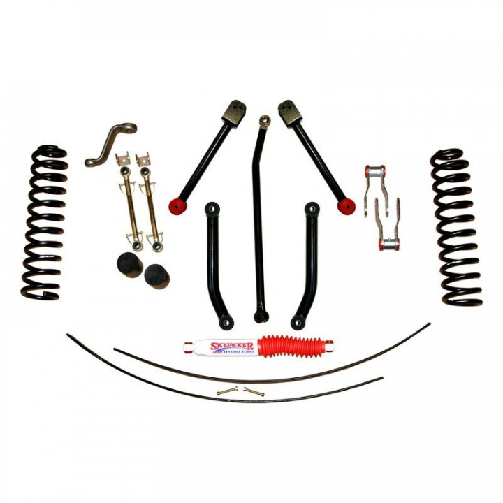 SKYF17852 8 in. Component Box with Diesel Engine Lift Kit for 2017 Ford F250 4 Wheel Drive