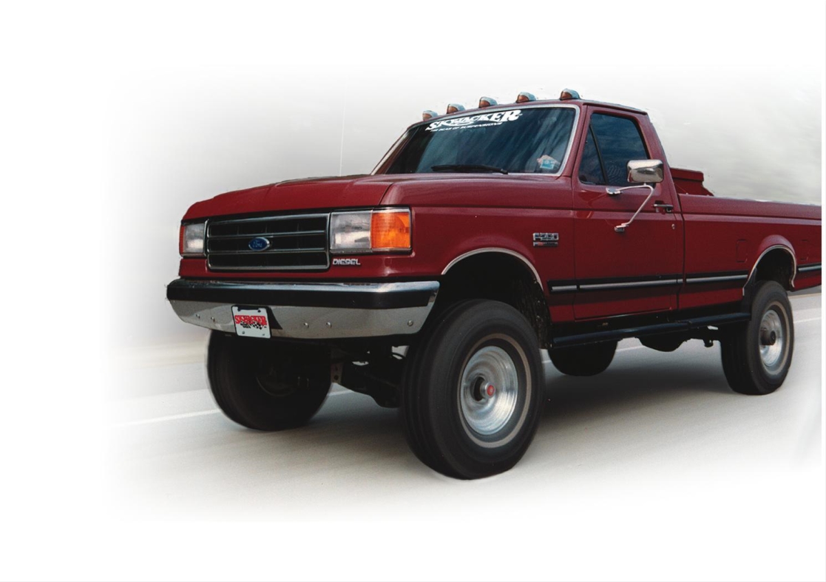 SKY184F2 4 in. Component Box for 1980-1996 F250 2 Wheel Drive
